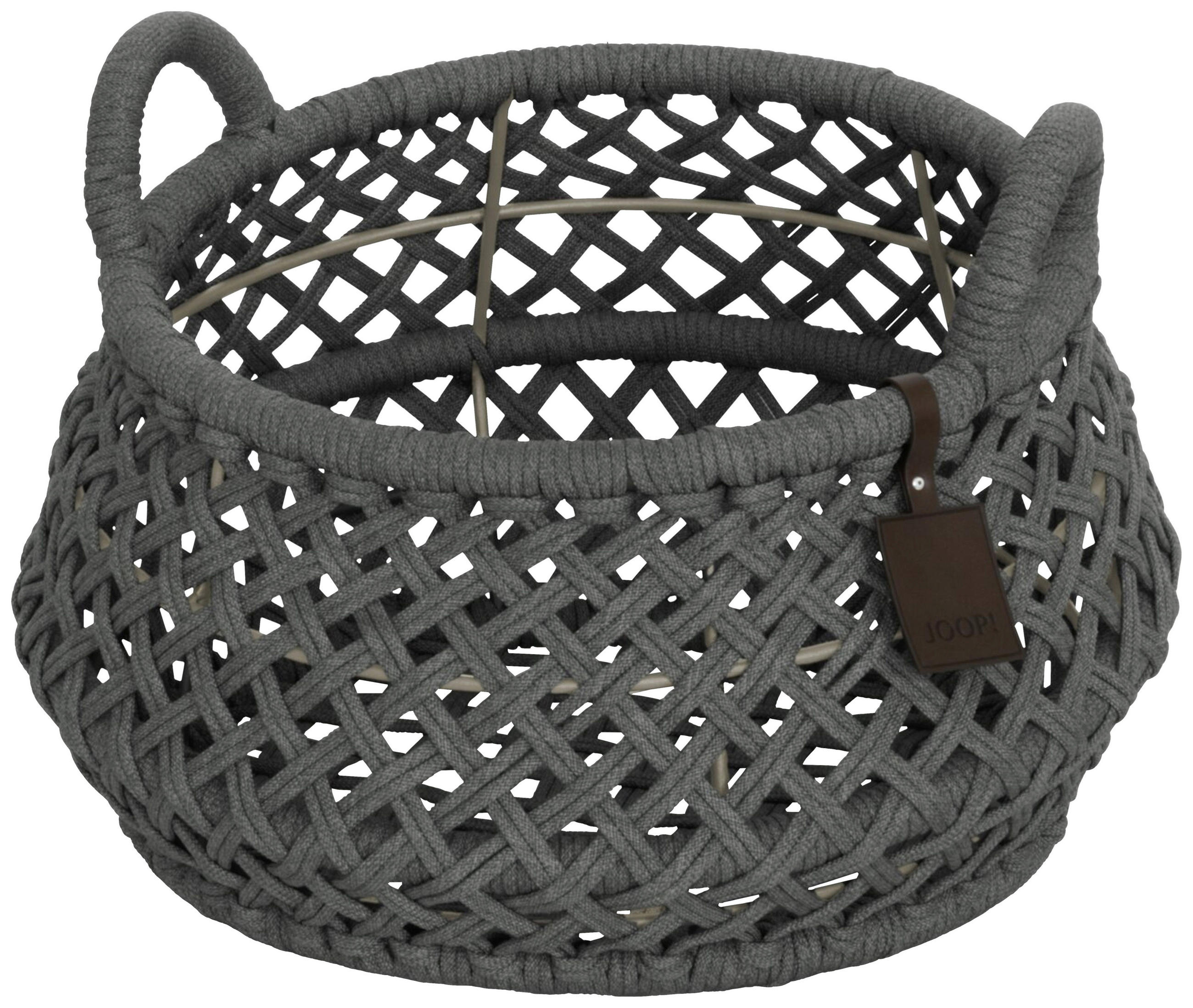 DEKOKORB  - Creme/Graphitfarben, Basics, Textil/Metall (38-42/30/38-42cm) - Joop!