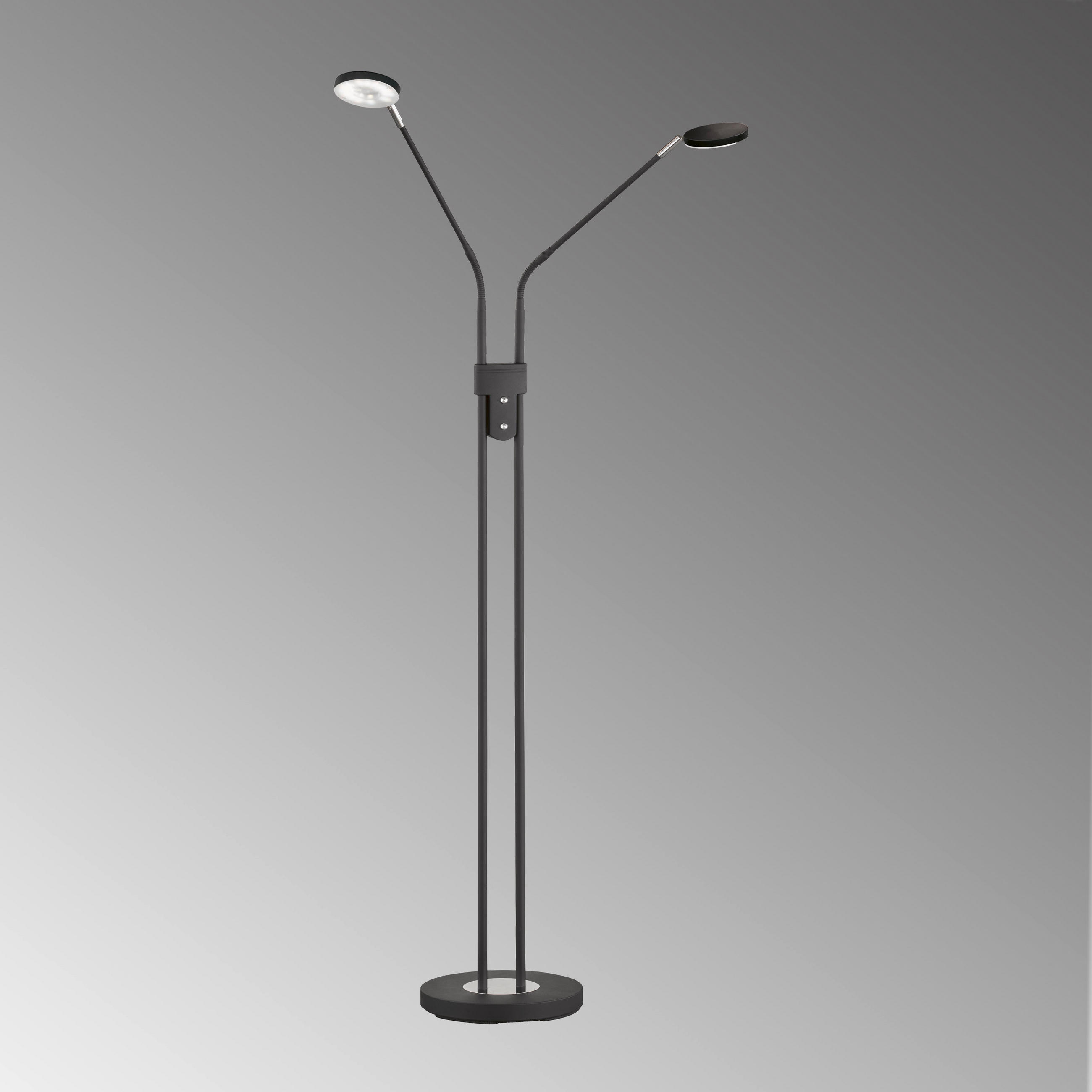 LED-STEHLEUCHTE 25/25/150 cm    - Sandfarben/Chromfarben, Basics, Metall (25/25/150cm)