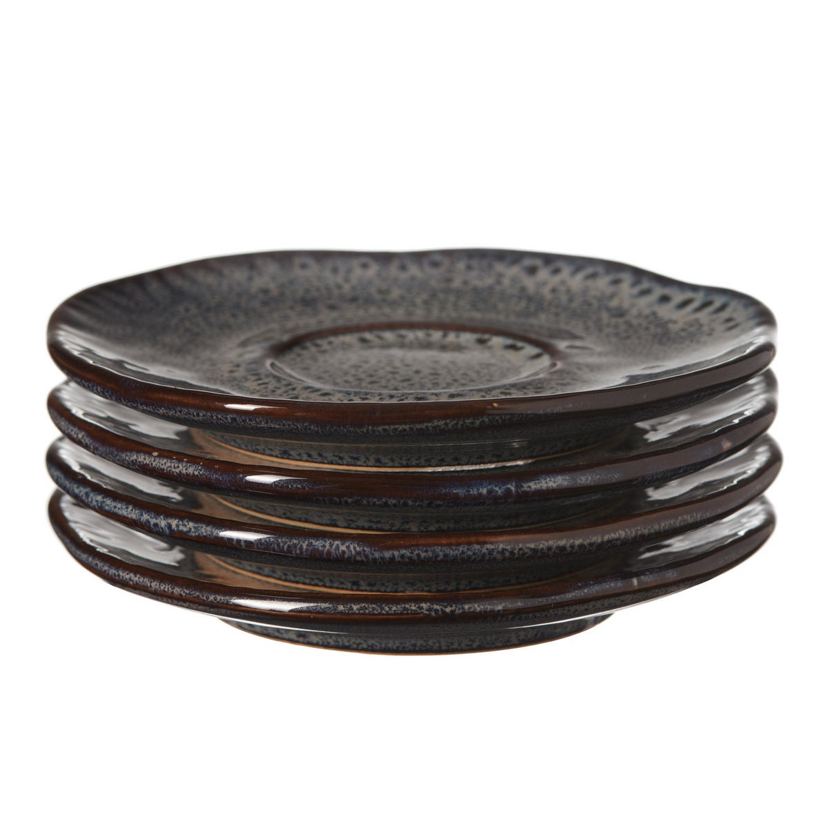 UNTERTASSENSET Matera    - Anthrazit, LIFESTYLE, Keramik (11cm) - Leonardo