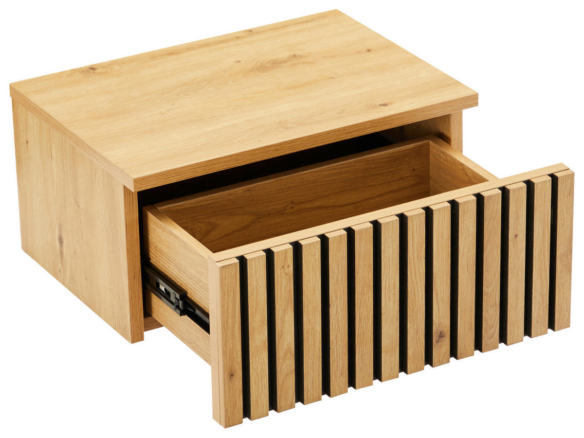 NACHTSCHRANK 41/20/30 cm, Eiche Artisan,  - Eiche Artisan, MODERN, Holzwerkstoff (41/20/30cm) - Xora