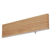 LED-WANDLEUCHTE 29,5/4,5 cm   - Opal/Braun, Design, Kunststoff/Metall (29,5/4,5cm) - Globo