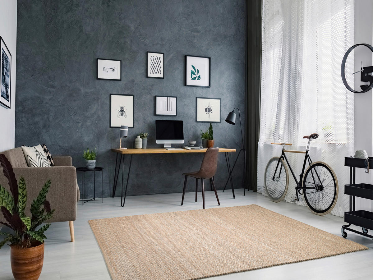 HANDWEBTEPPICH 200/200 cm Helsinki Cappuccino  - Cappuccino, Basics, Textil (200/200cm) - Linea Natura