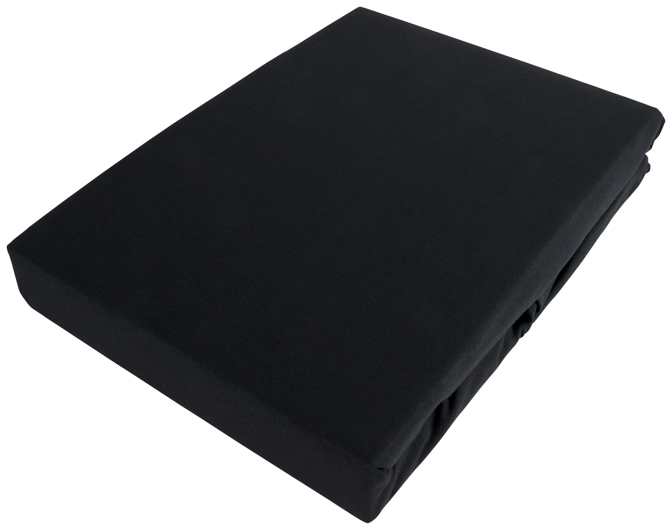 Cearșaf Cu Elastic Boxspring 140/220 cm  - negru, Konventionell, textil (140/220cm) - Novel