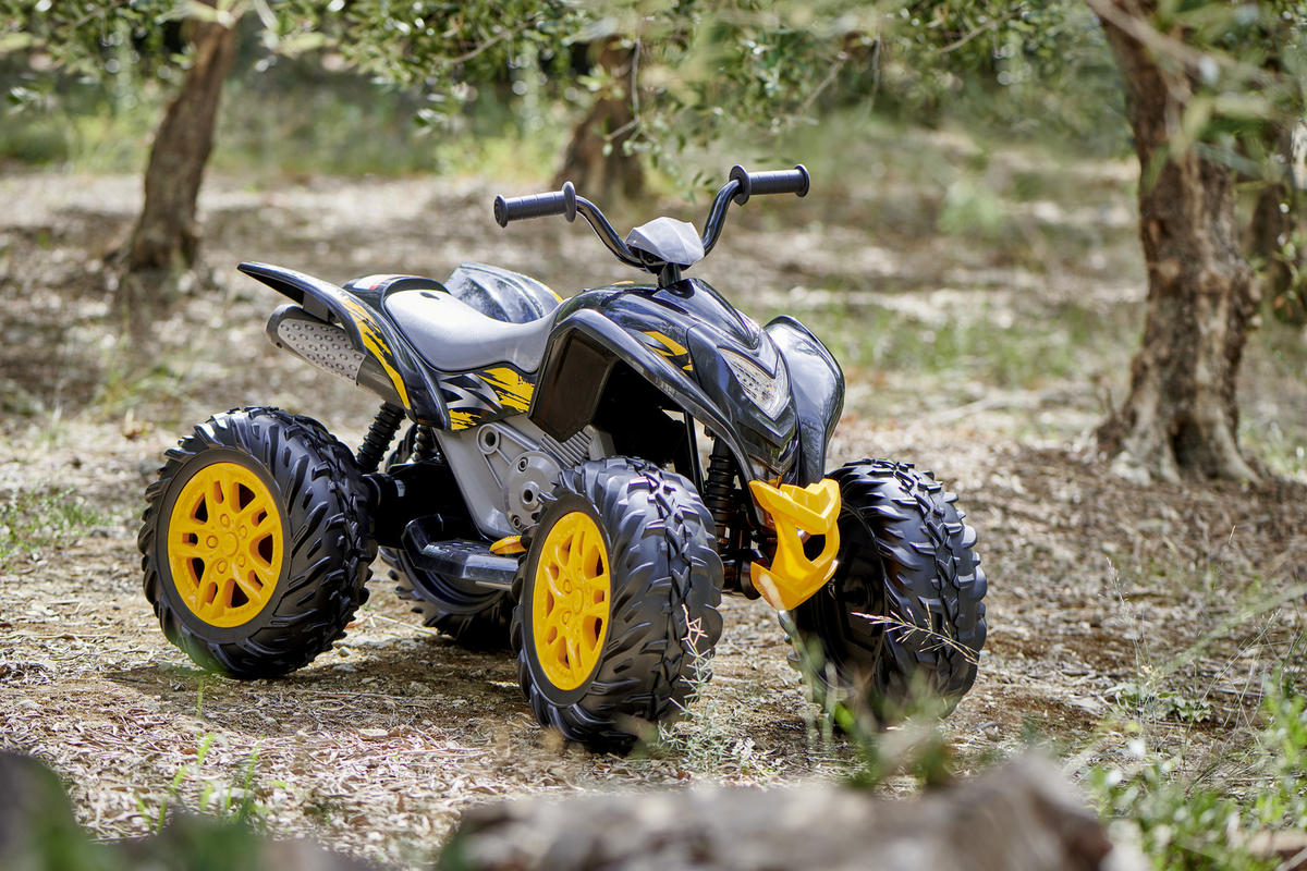 ČETVEROCIKL   - žuta/crna, Basics, plastika (99/66/61cm)