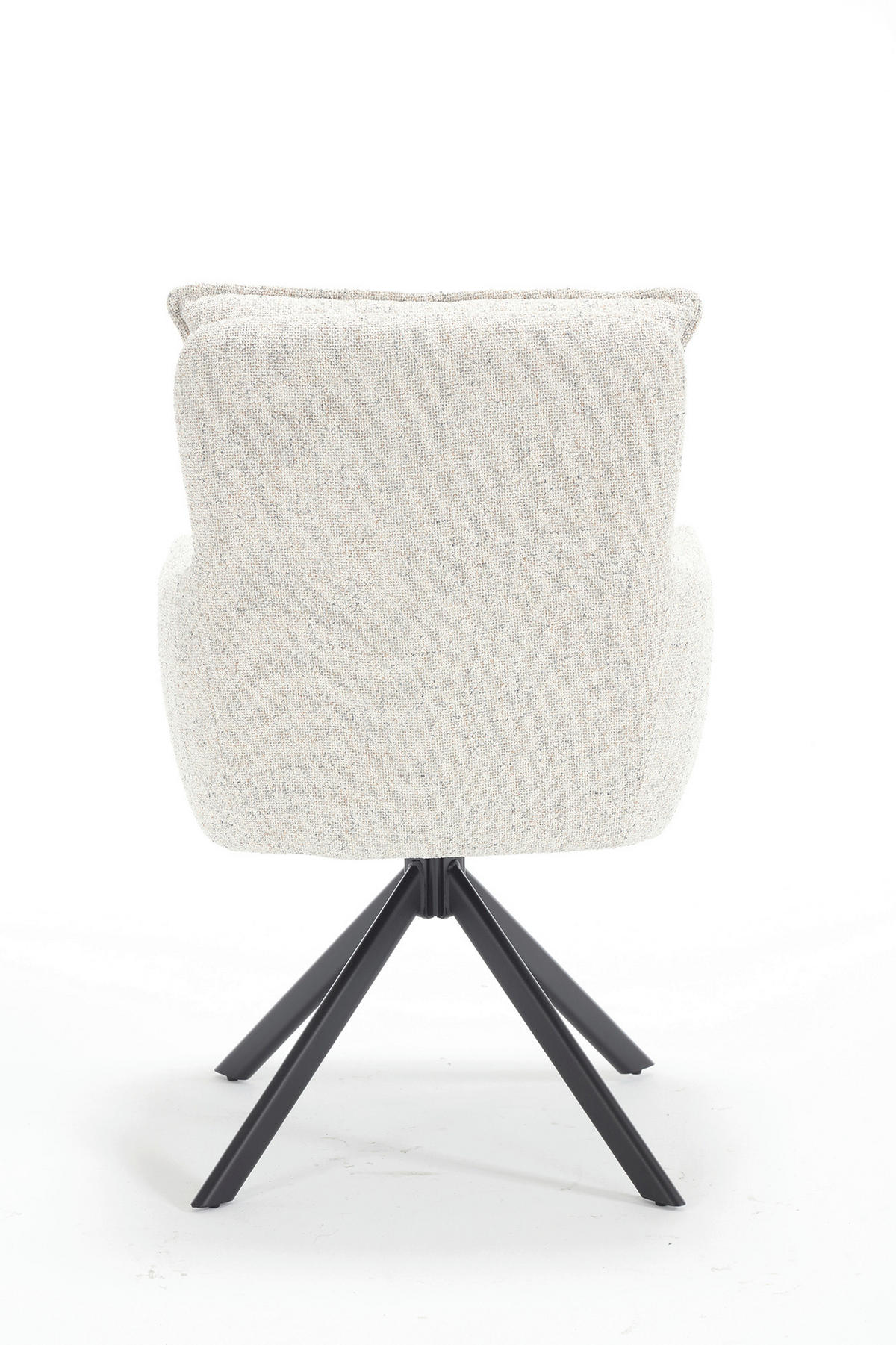 DREHSTUHL Struktur Beige  - Beige/Schwarz, MODERN, Textil/Metall (60/93/67cm) - Livetastic