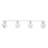 LED-STRAHLER 69,8/9/10,8 cm   - Weiß, Design, Holz/Kunststoff (69,8/9/10,8cm) - Osram