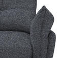 ECKSOFA in Bouclé Grau  - Schwarz/Grau, Design, Textil/Metall (220/250cm) - Xora