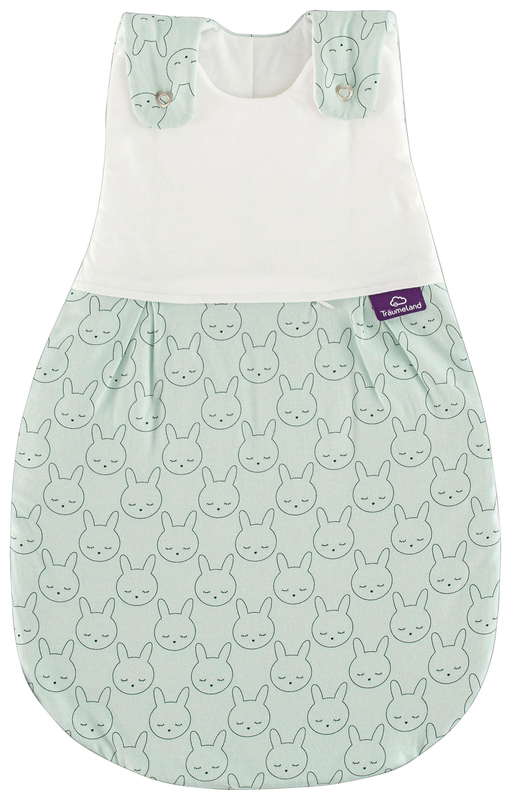 BABYSCHLAFSACKSET LIEBMICH    50/56   - Weiß/Grün, Basics, Textil (50/56null) - Träumeland