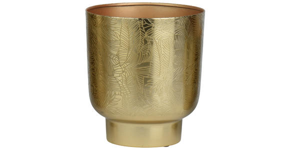 PFLANZTOPF 17/18 cm  - Goldfarben, Trend, Metall (17/18cm) - Ambia Home