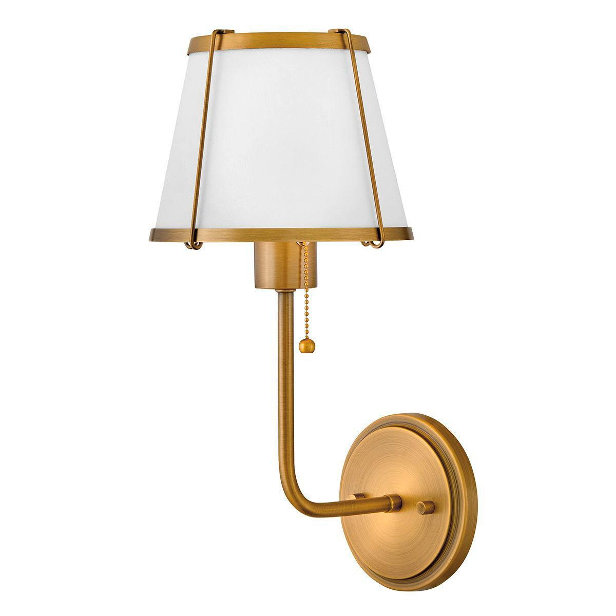 WANDLEUCHTE - Perlmutt/Goldfarben, Konventionell, Metall (40/18,4/22,2cm)