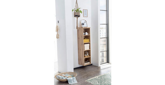 BADEZIMMERREGAL 30/130/35 cm  - Eiche Wotan, Natur, Holzwerkstoff (30/130/35cm) - Xora