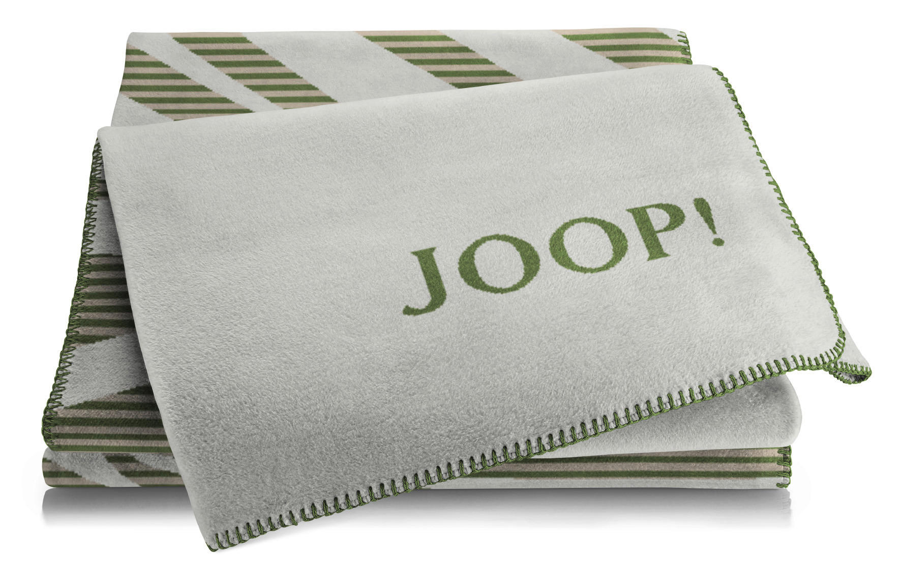 DECKE - Grün, Design, Textil (150/200cm) - Joop!