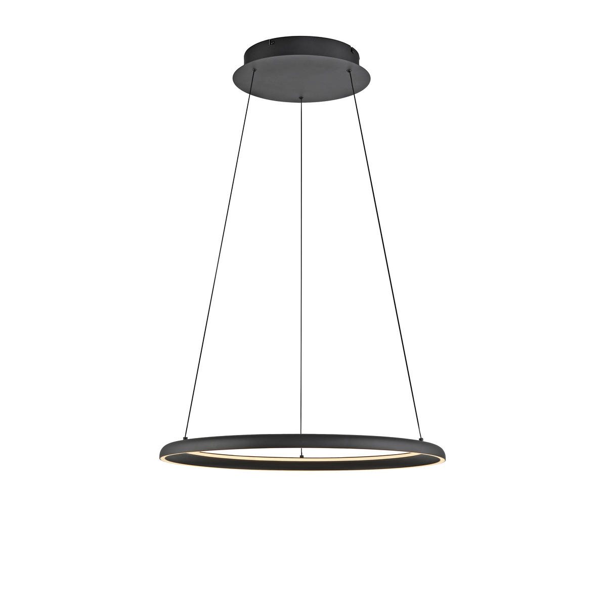 LED-PENDELLEUCHTE SW QUILLO 60/60/180 cm   - Schwarz, Design, Kunststoff/Metall (60/60/180cm) - Schöner Wohnen