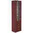 VITRINE in Rot - Edelstahlfarben/Rot, Design, Glas/Holzwerkstoff (60/218,3/39,1cm) - Invivus VITRINE in Rot - Edelstahlfarben/Rot, Design, Glas/Holzwerkstoff (60/218,3/39,1cm) - Invivus