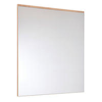 WANDSPIEGEL 80/89/2 cm    - Eichefarben, KONVENTIONELL, Glas/Holzwerkstoff (80/89/2cm) - Moderano