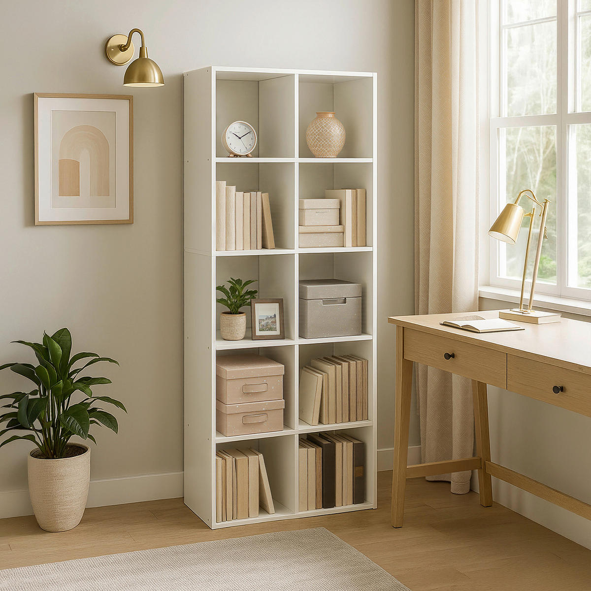 RAUMTEILER - Weiß, Trend, Holzwerkstoff (65,5/161,5/30cm) - Boxxx