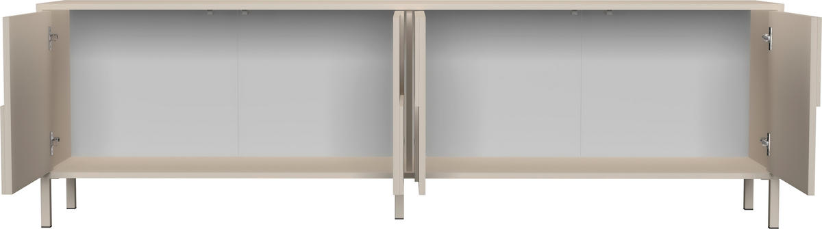 SIDEBOARD  155/85/40 cm  - Kaschmir, Design, Holzwerkstoff/Metall (155/85/40cm) - MID.YOU