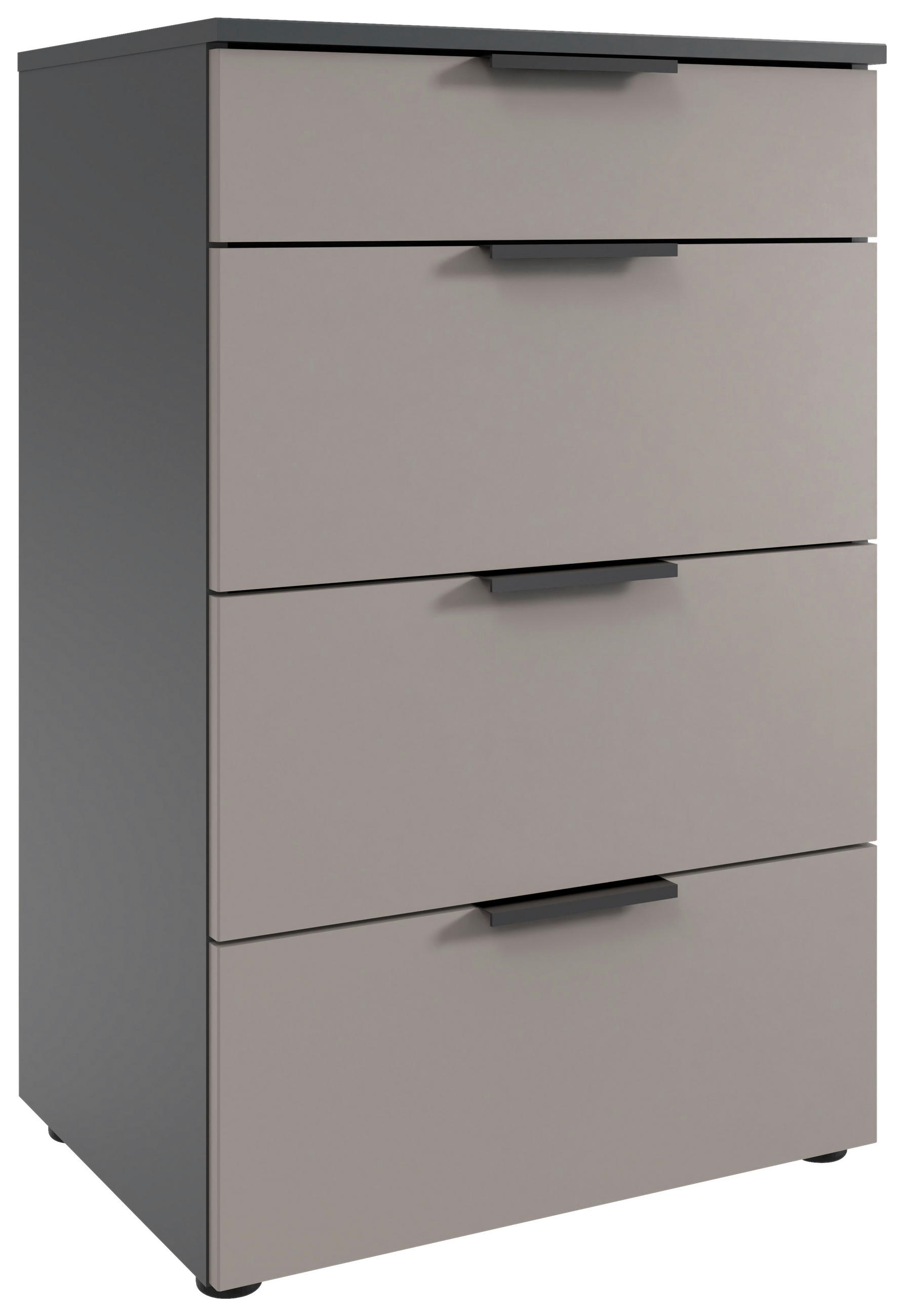 Boxxx Nachtschrank Graphit, Grau, Sahara 54x84x41 cm