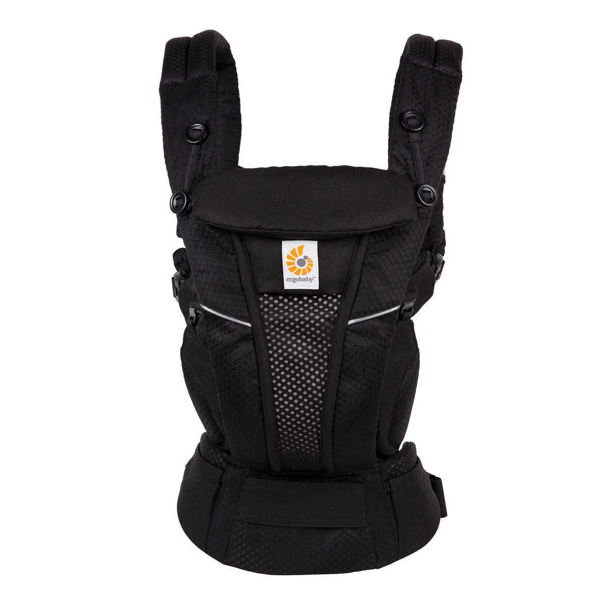 BABYTRAGE Omni Breeze  - Schwarz, Basics, Textil (23,5/16/27cm) - Ergo Baby