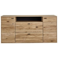 SIDEBOARD  in 183/90/44 cm  - Eichefarben/Anthrazit, KONVENTIONELL, Holz/Holzwerkstoff (183/90/44cm) - Musterring