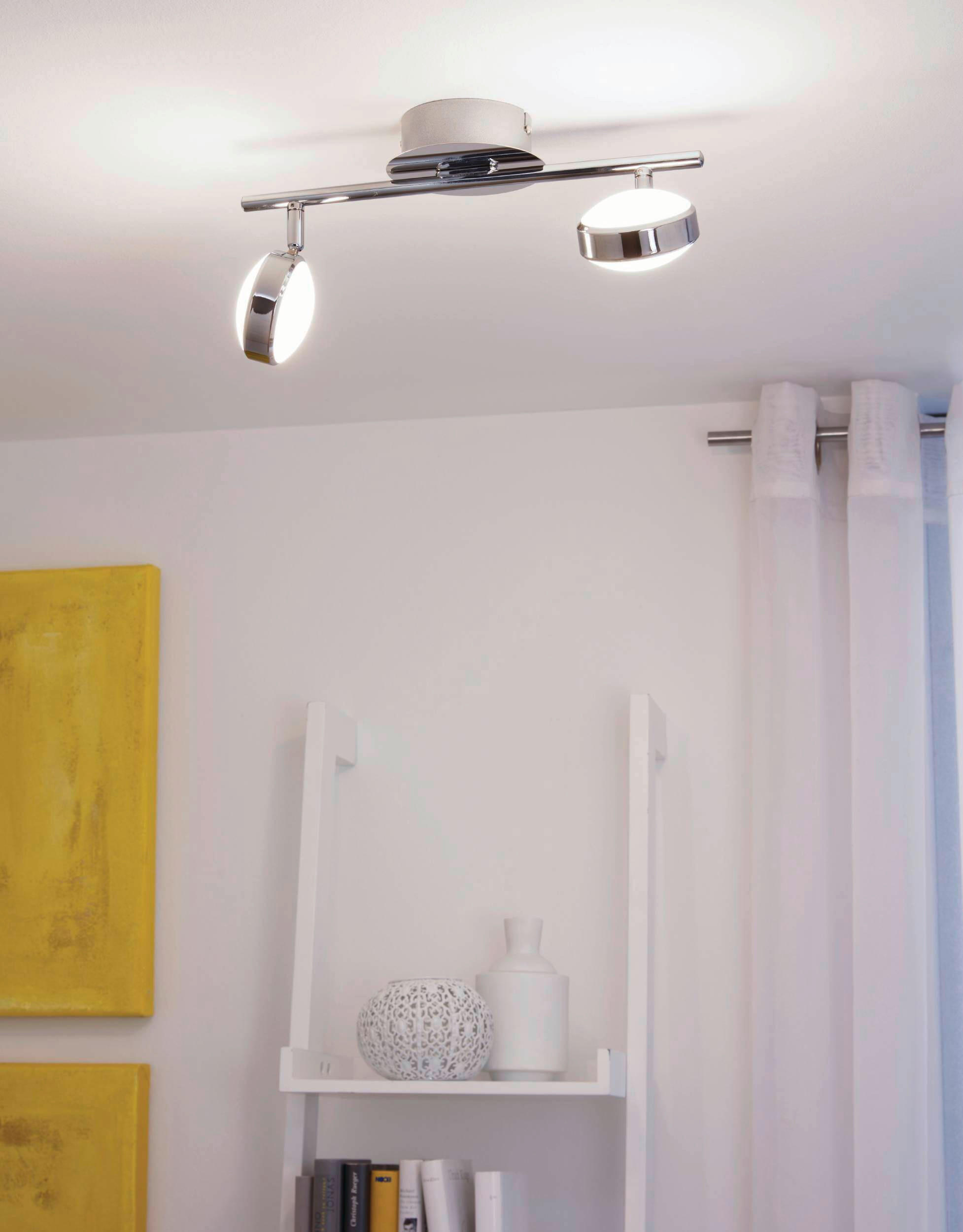 LED-HÄNGELEUCHTE 12/36 cm    - Chromfarben, Basics, Kunststoff/Metall (12/36cm) - Eglo