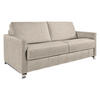 SCHLAFSOFA in Textil Beige  - Chromfarben/Beige, Design, Textil/Metall (185/84/100cm) - Bali