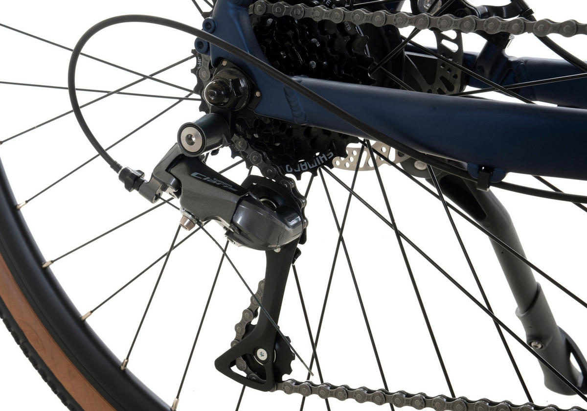 ELEKTROFAHRRAD E-Gravel 28 Zoll  - Dunkelblau, Basics, Metall (180/70/100cm)