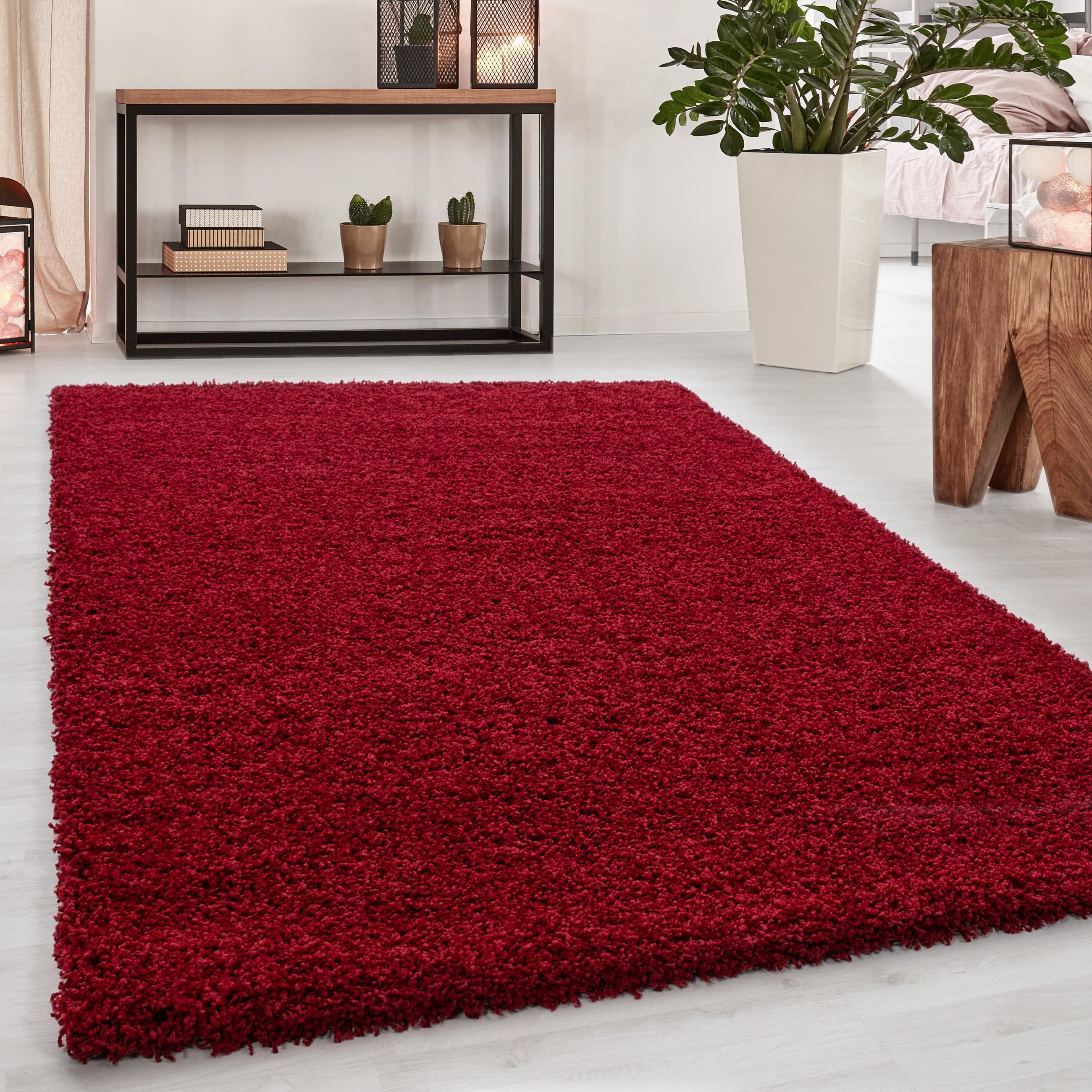 TEPIH VISOKOG FLORA 160/230 cm crvena Dream 4000 - crvena, Konvencionalno, tekstil (160/230cm) - Novel