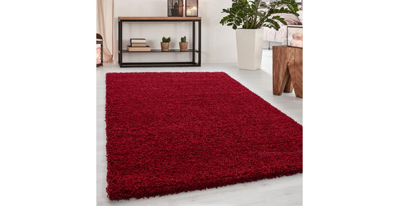 HOCHFLORTEPPICH 65/130 cm Dream 4000 Rot - Rot, KONVENTIONELL, Textil (65/130cm) - Novel