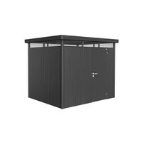 GERÄTEHAUS 275/222/235 cm  - Dunkelgrau, Basics, Metall (275/222/235cm) - Biohort