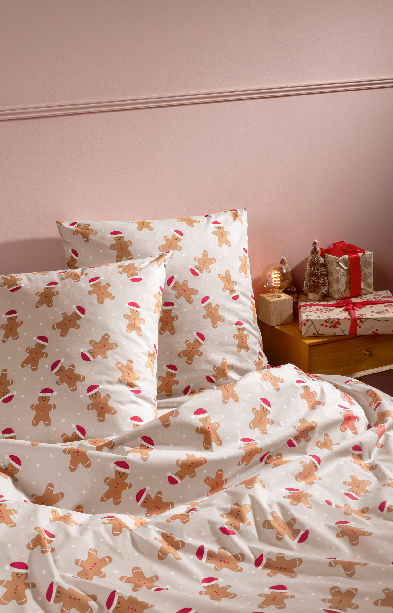 ÁGYNEMŰHUZAT-GARNITÚRA 220/200 cm  - bézs, Basics, textil (220/200cm) - X-Mas