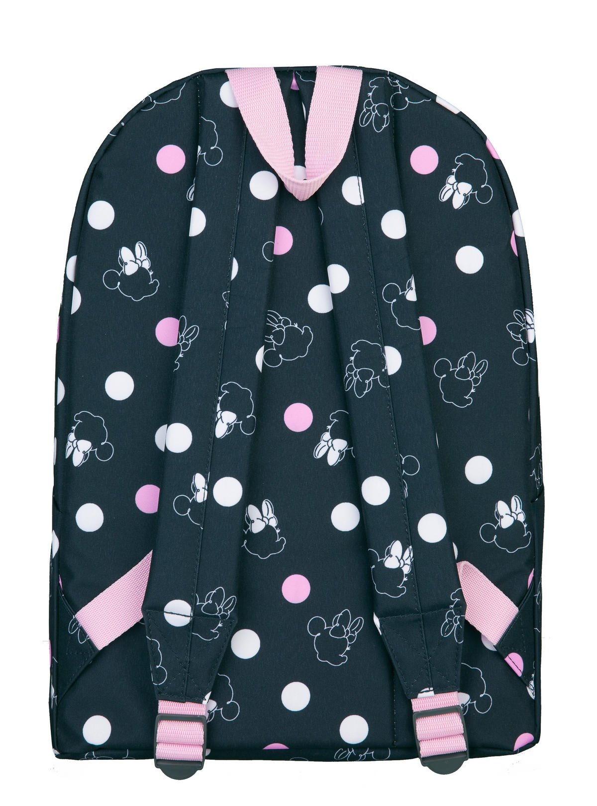 RUCKSACK Minnie Mouse  - Hellrosa/Schwarz, Basics, Textil (29/39/13,5cm) - Disney