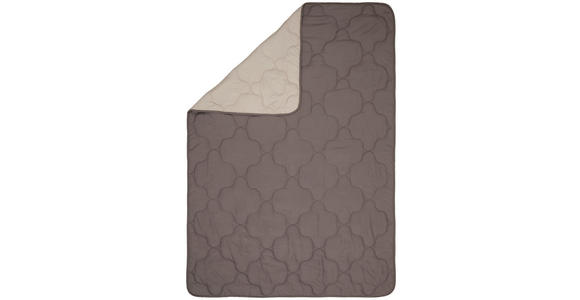 SOMMERDECKE 140/200 cm Sedona - Weiß/Grau, KONVENTIONELL, Textil (140/200cm) - Sleeptex