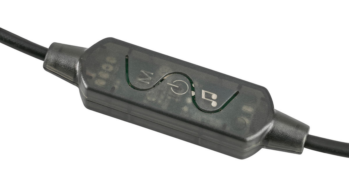 LED ASZTALI LÁMPA - fekete, Basics, műanyag/fém (20/20/2cm)