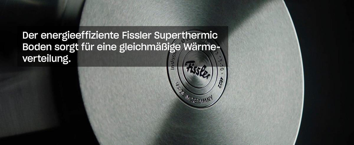 KOCHTOPFSET SatiTherm 5-teilig  - Edelstahlfarben, Basics, Metall - Fissler