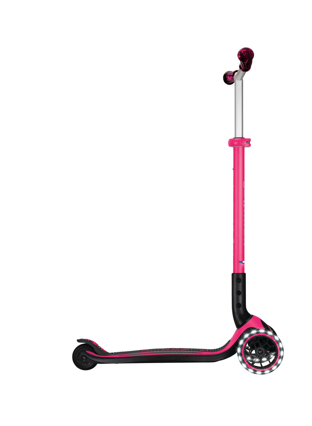 KINDERSCOOTER ACE LIGHTS  - Fuchsia, Basics, Kunststoff (61/37/94,5cm) - GLOBBER