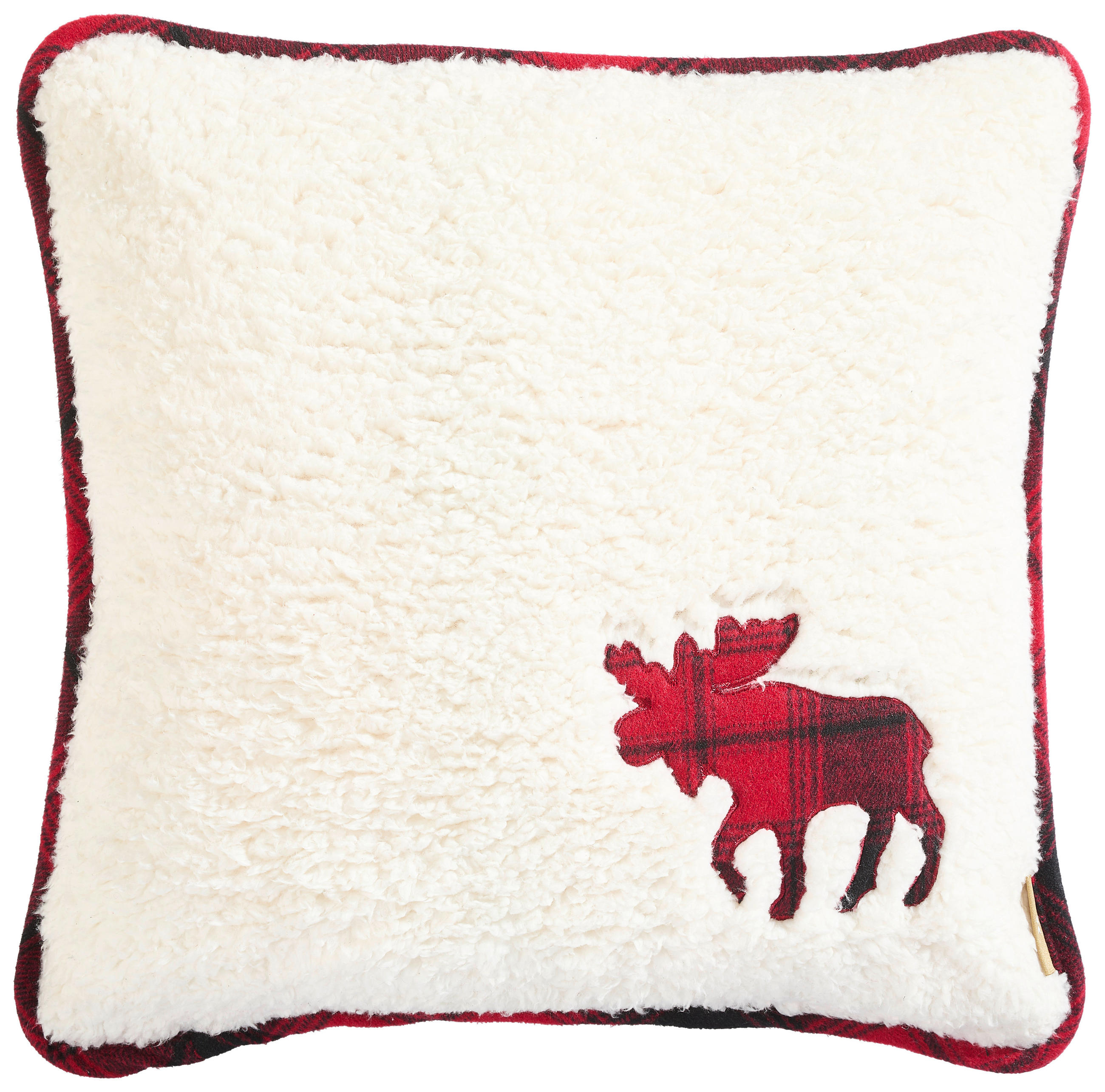 KISSENHÜLLE 45/45 cm  - Rot/Weiß, KONVENTIONELL, Textil (45/45cm) - X-Mas