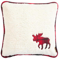 KISSENHÜLLE 45/45 cm  - Rot/Weiß, KONVENTIONELL, Textil (45/45cm) - X-Mas