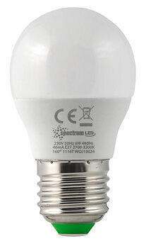 LED SIJALICA - bela, Osnovno, staklo (4,5/8,2cm)