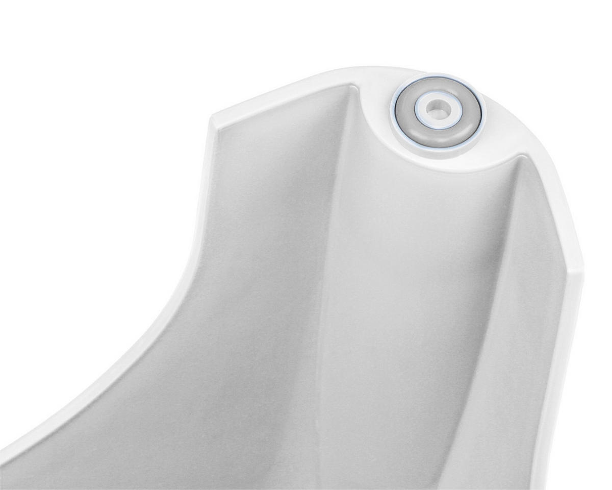 TRITTHOCKER Weiß  - Weiß, Basics, Kunststoff (44/23,5/31cm) - Ambia Garden