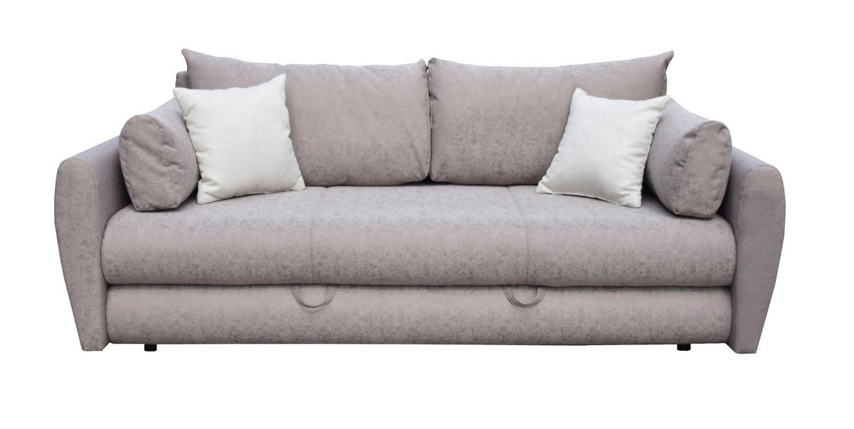 3-SED,  rjava tekstil  - črna/rjava, Design, tekstil (235/115cm) - Ti'me