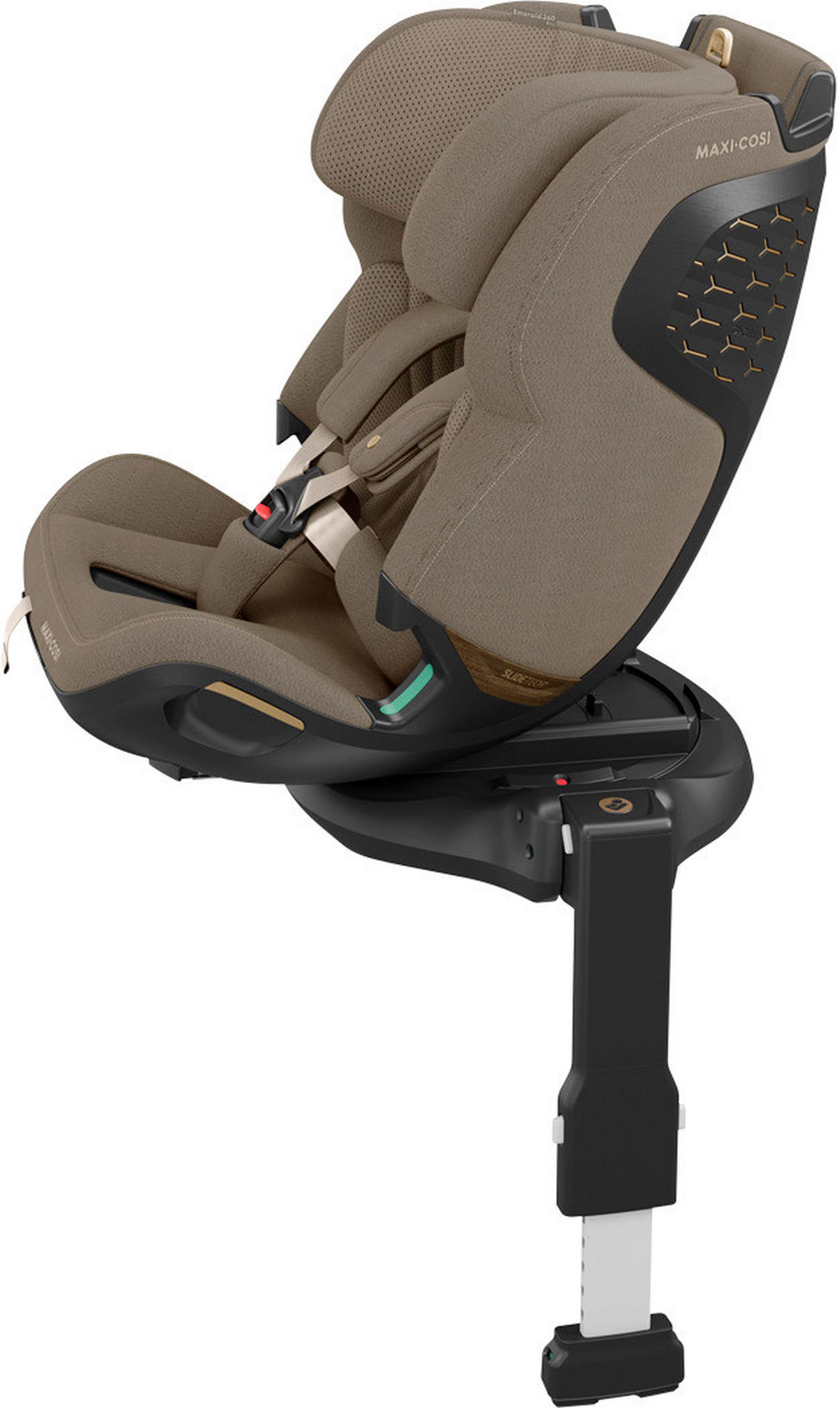 REBOARDER-KINDERSITZ Emerald 360 Pro  - Graubraun, Basics, Kunststoff/Textil (43/65/58cm) - Maxi-Cosi