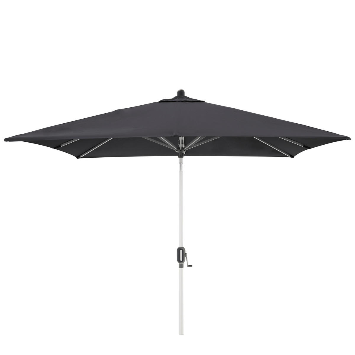 SONNENSCHIRM 240x240 cm Anthrazit  - Anthrazit/Silberfarben, KONVENTIONELL, Textil/Metall (240/240cm) - Doppler