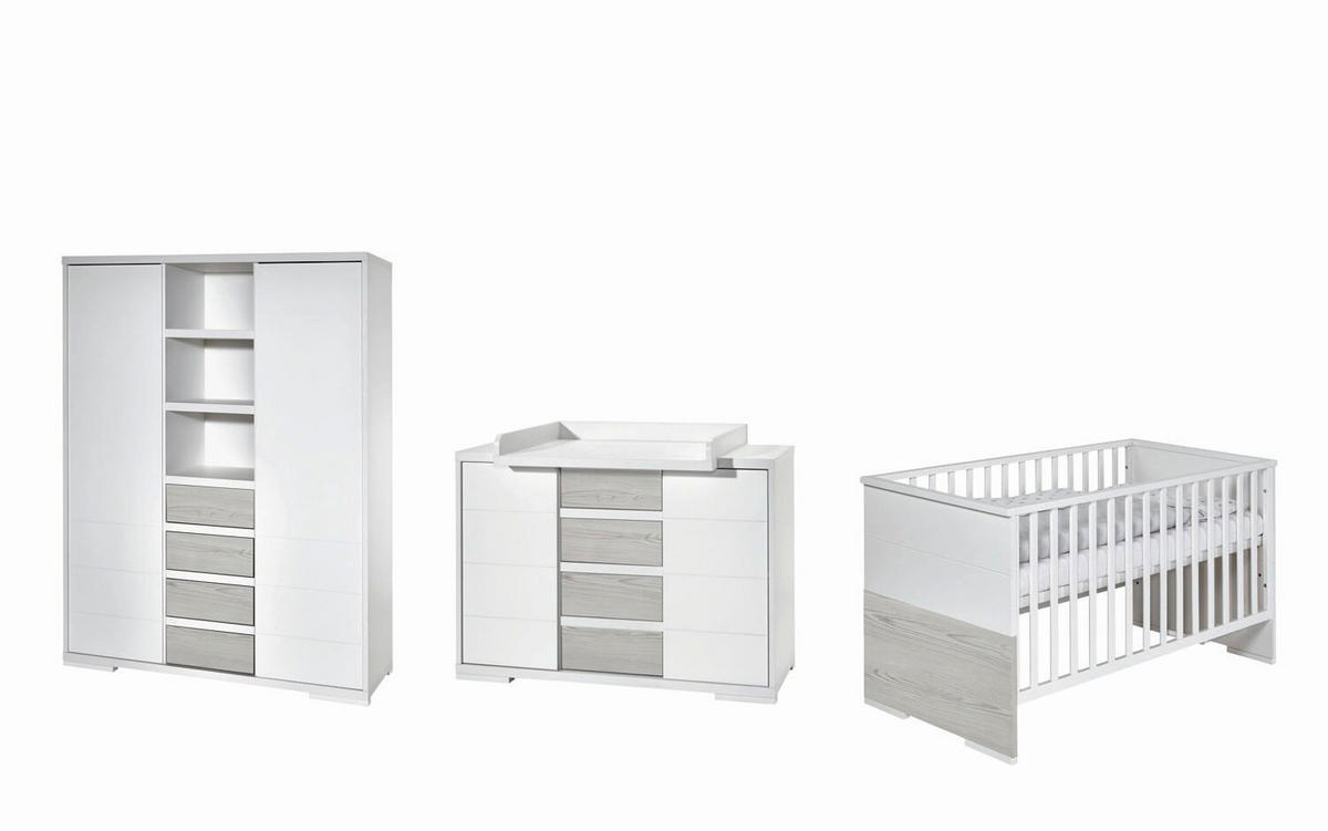 BABYZIMMER Maxx Boathouse  - Weiß/Pinienfarben, Basics, Holz/Holzwerkstoff - Schardt