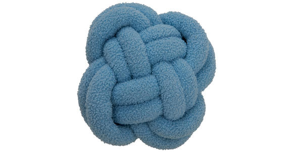 ZIERKISSEN 30 cm - Blau, Basics, Textil (30cm) - Novel
