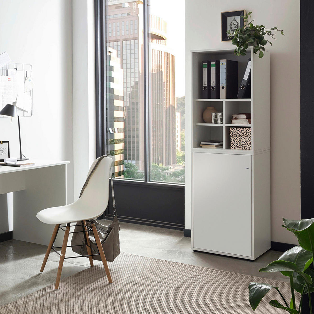 AKTENSCHRANK Weiß  - Weiß, MODERN, Holzwerkstoff (50,9/83,6/41cm) - MID.YOU