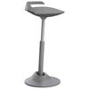 BÜROHOCKER   Grau  - Grau, Basics, Textil/Metall (38/60-93/38cm) - Aeris