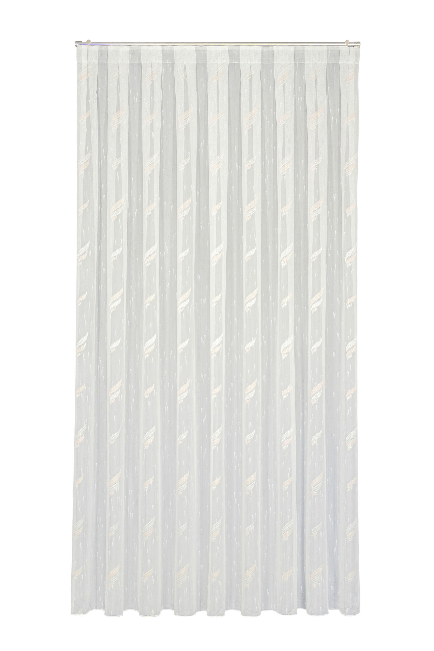 HÁLÓS FÜGGÖNY fm - krémszínű, Konventionell, textil (300cm)