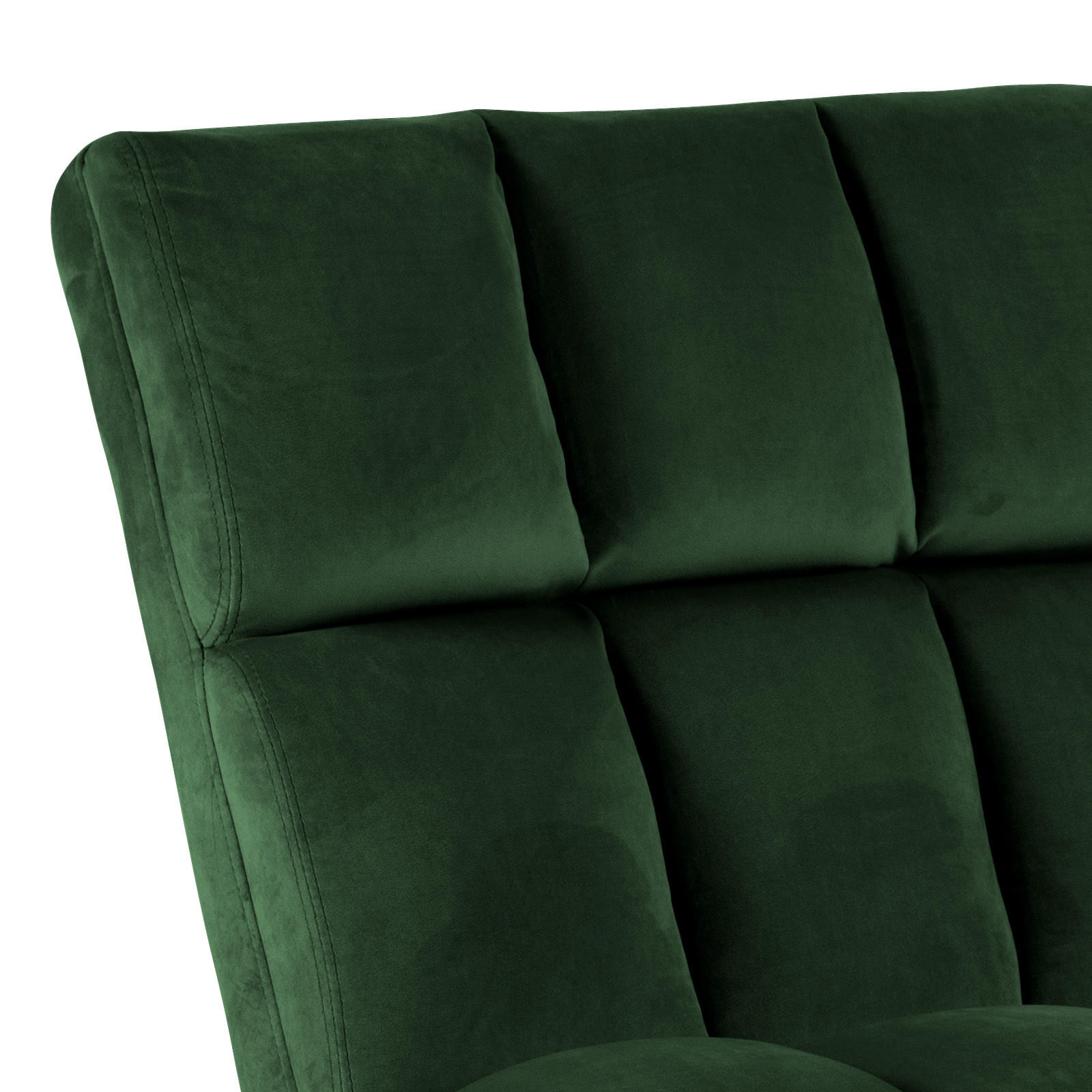 FÅTÖLJ i metall, textil svart, mörkgrön  - svart/mörkgrön, Modern, metall/textil (62/90/86cm) - MID.YOU