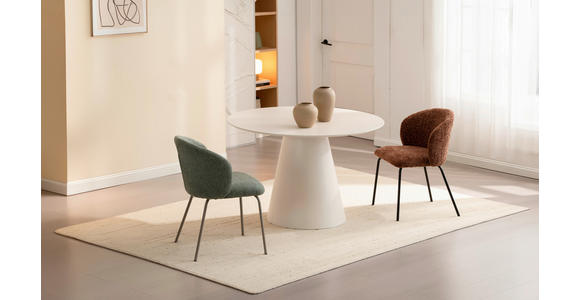 ESSTISCH 120/120/75 cm Nachbildung  Holzwerkstoff rund Beige  - Beige, Design, Holzwerkstoff (120/120/75cm) - Xora